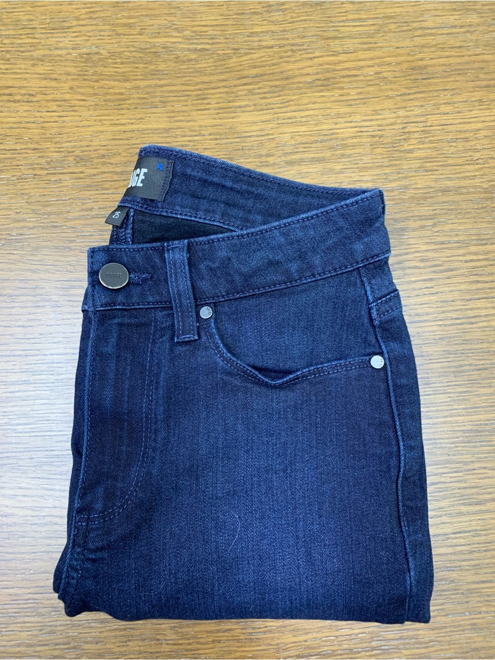 PAIGE Dark Indigo Skinny Jeans Bombshell